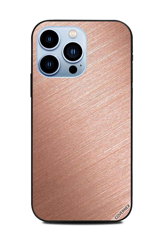 غطاء حماية لهاتف Apple iPhone 13 Pro بنمط خشبي لامع