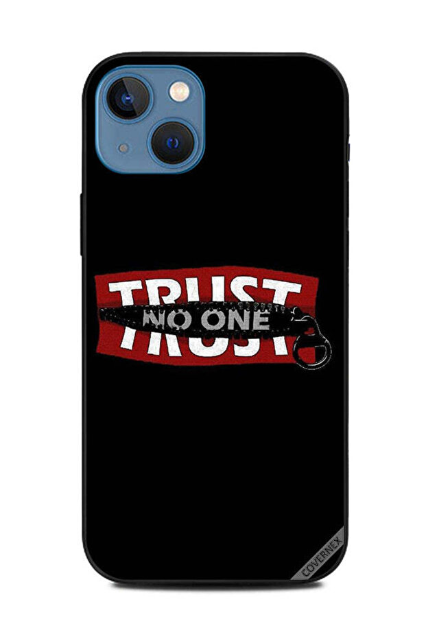 غطاء حماية لجهاز Apple iPhone 13 - لا تثق بأحد