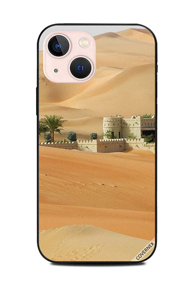 غطاء حماية لهاتف Apple iPhone 13 Mini House في الصحراء