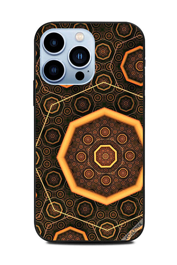 غطاء حماية لهاتف Apple iPhone 13 Pro بنمط تصميم سداسي