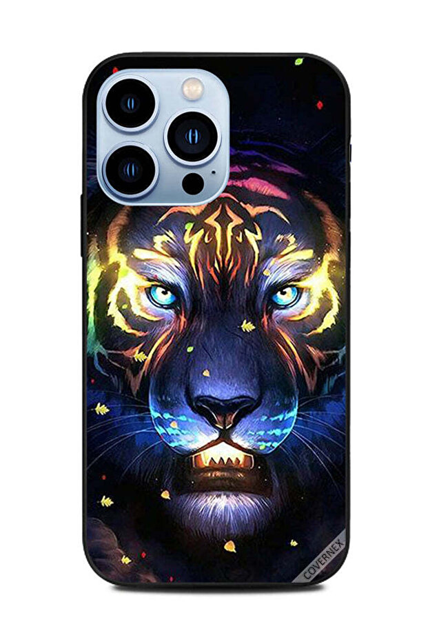 غطاء حماية لهاتف Apple iPhone 13 Pro - أسد مضيء