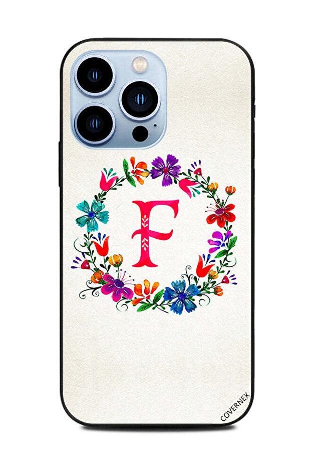 غطاء حماية لهاتف Apple iPhone 13 Pro lphabet F