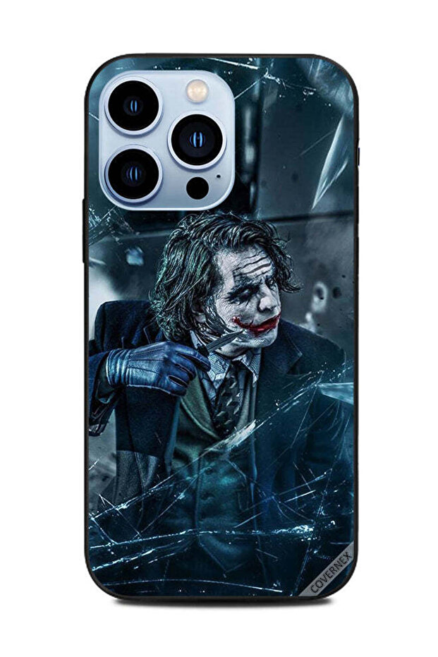 غطاء حماية لهاتف Apple iPhone 13 Pro، إنه خطير للغاية خلف الزجاج المتصدع