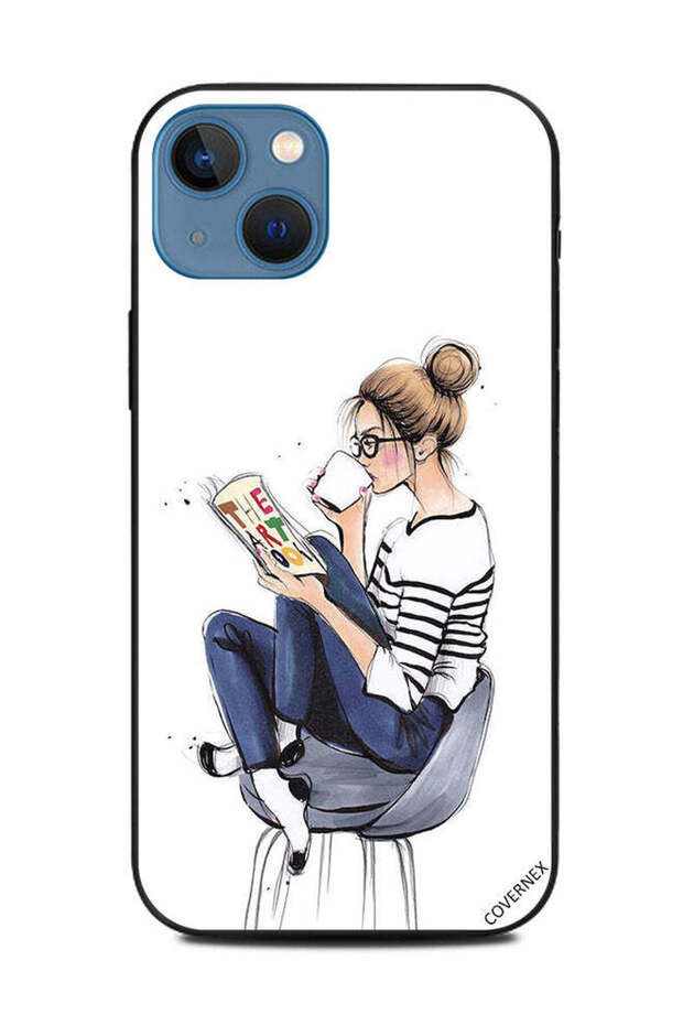 غطاء حماية لهاتف Apple iPhone 13 جاهز للكتاب الفني