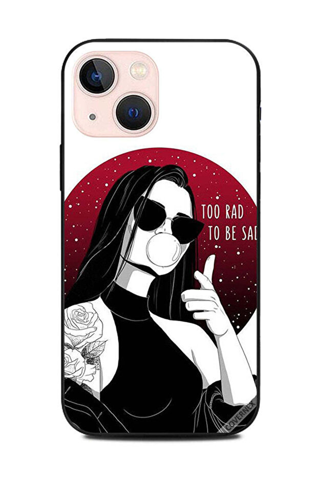 غطاء حماية لهاتف Apple iPhone 13 Mini To Rad To Be Sad