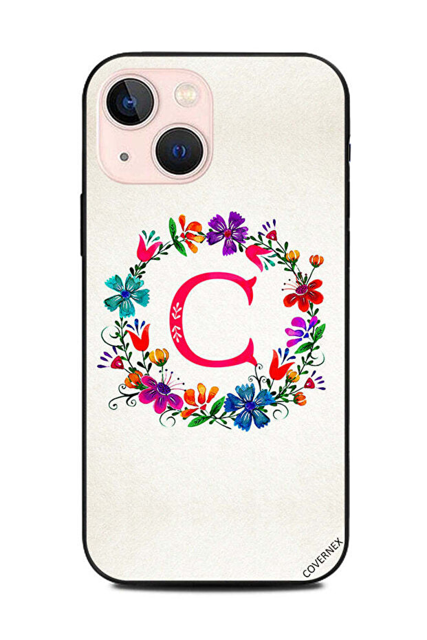 غطاء حماية لهاتف Apple iPhone 13 Mini حرف C