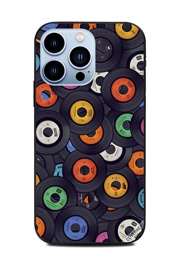 غطاء حماية لهاتف Apple iPhone 13 Pro - أقراص مضغوطة ملونة