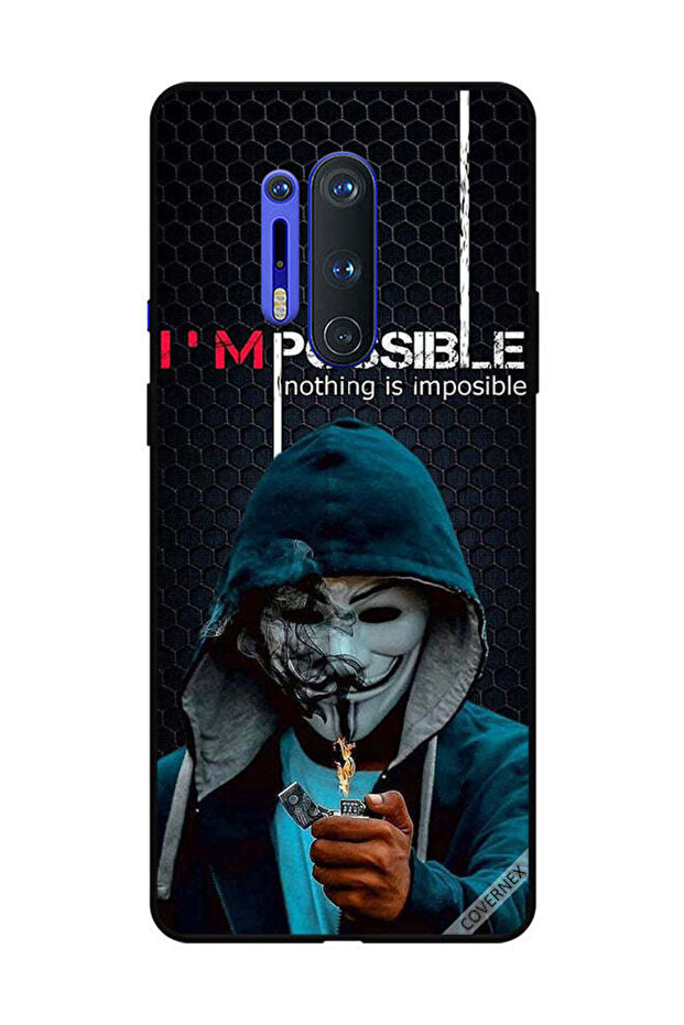 غطاء حماية لهاتف OnePlus 8 Pro أنا ممكن، لا شيء مستحيل