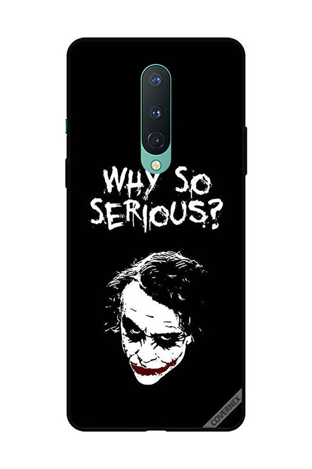 غطاء حماية لهاتف OnePlus 8 لماذا هذا الجدية بالأبيض والأسود