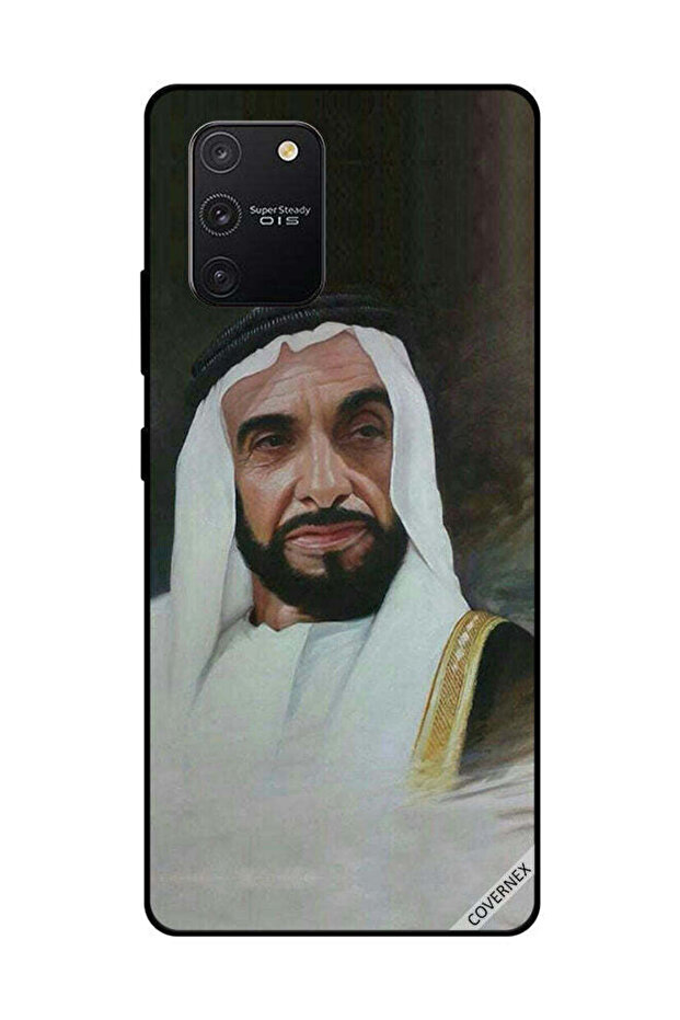 غطاء حماية لهاتف سامسونج جالاكسي إس 10 لايت الشيخ زايد