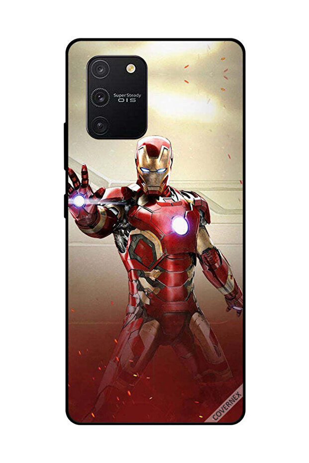 غطاء حماية لهاتف سامسونج جالاكسي S10 لايت من Iron Man Defense