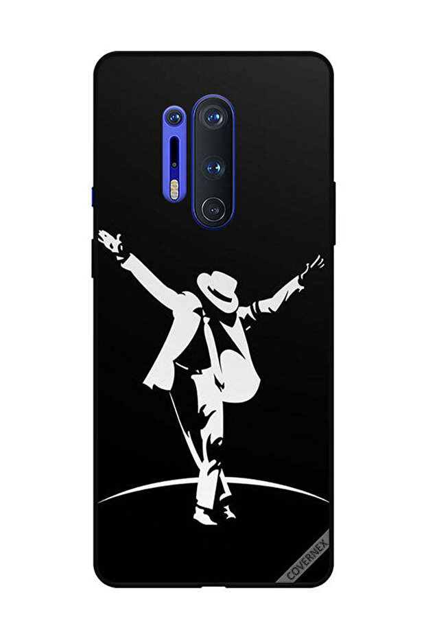 غطاء حماية لهاتف OnePlus 8 Pro Action باللونين الأسود والأبيض
