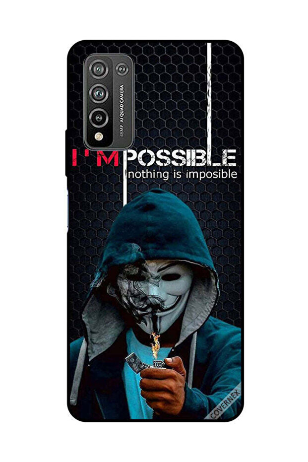 غطاء حماية لهاتف Honor 10X Lite أنا ممكن، لا شيء مستحيل