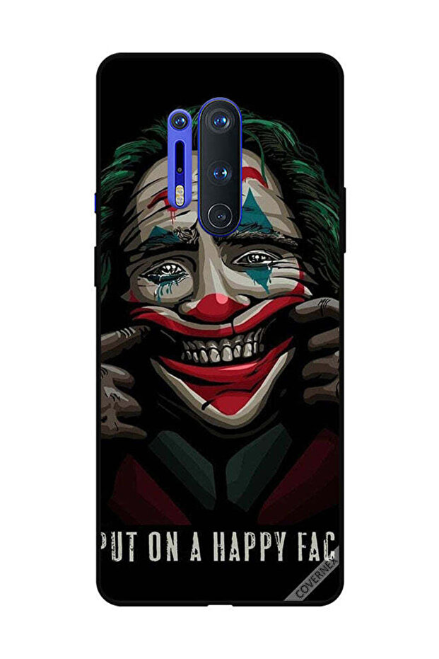 غطاء حماية لهاتف OnePlus 8 Pro مع وجه سعيد