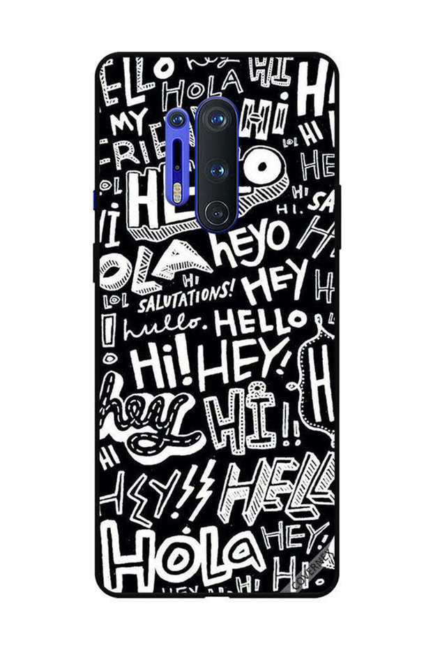 غطاء حماية لهاتف OnePlus 8 Pro Hi Hello Tags