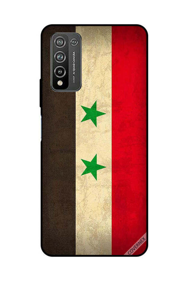 غطاء حماية لهاتف Honor 10X Lite علم سوريا