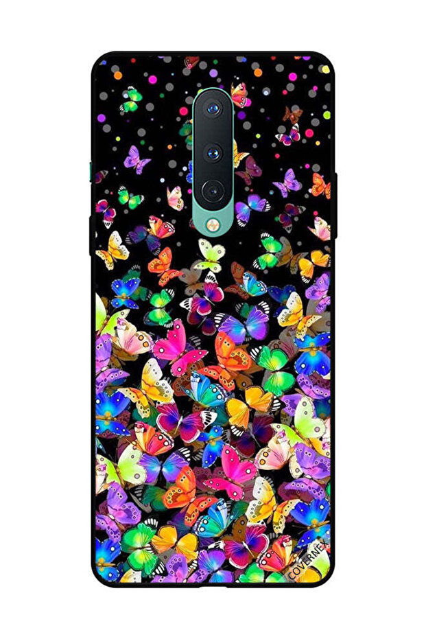 غطاء حماية لهاتف OnePlus 8 - فراشات صغيرة متعددة الألوان