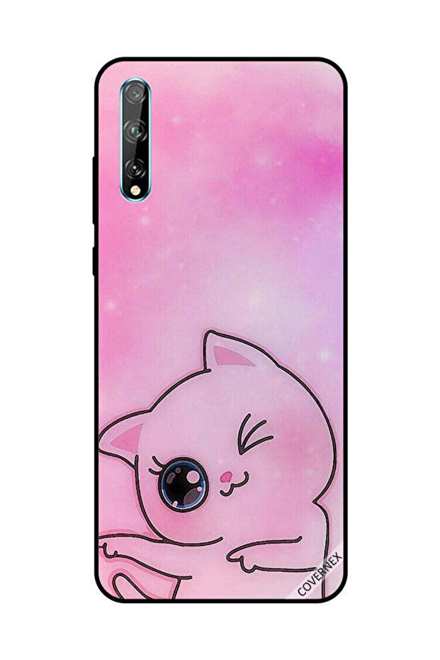 غطاء حماية لهاتف هواوي Y8P/P Smart S Go This Way Kitten