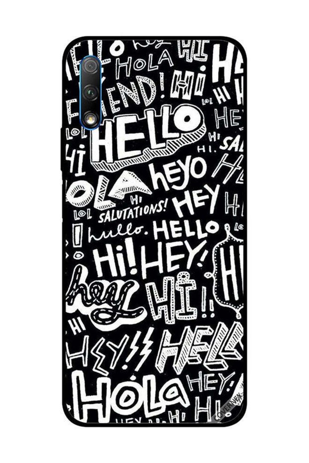 غطاء حماية لهاتف Honor 9X Hi Hello Tags