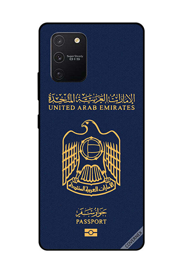 غطاء حماية لهاتف سامسونج جالاكسي S10 لايت جواز سفر الإمارات 2