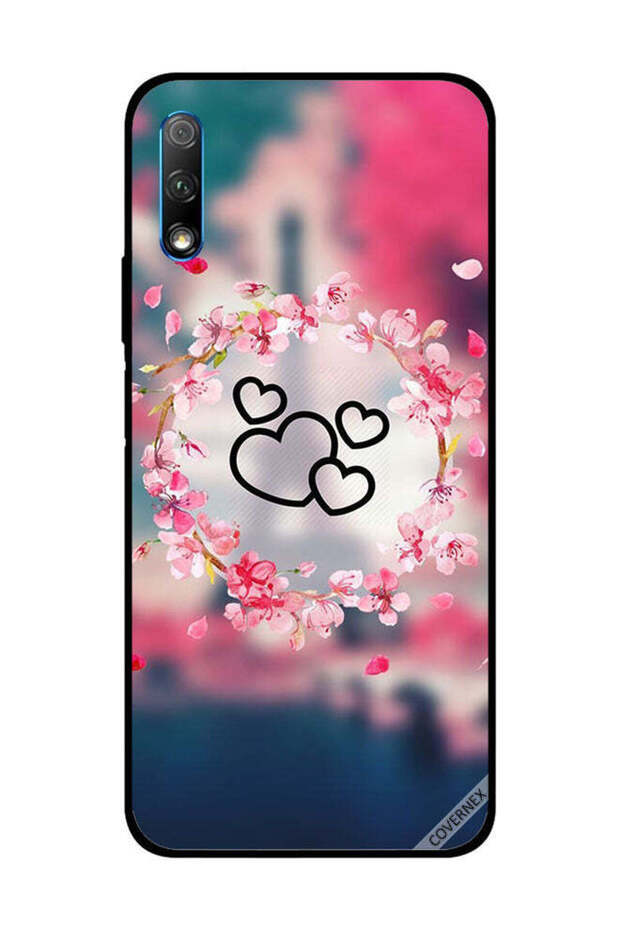 غطاء حماية لهاتف Honor 9X قلوب سوداء