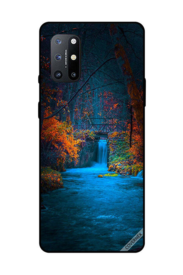 غطاء حماية لهاتف OnePlus 8T - شلال أزرق