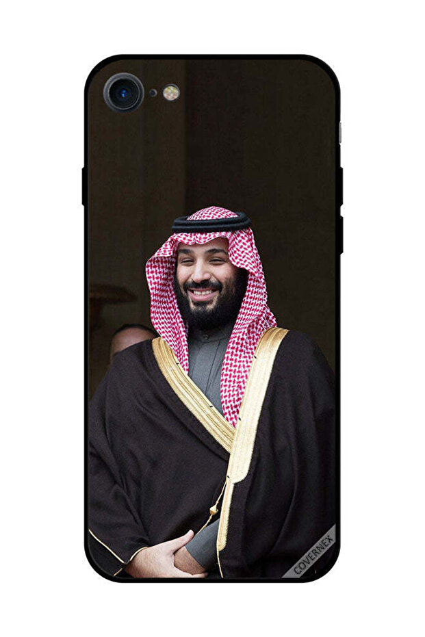غطاء حماية لهاتف آيفون SE 2020 محمد بن سلمان مبتسمًا
