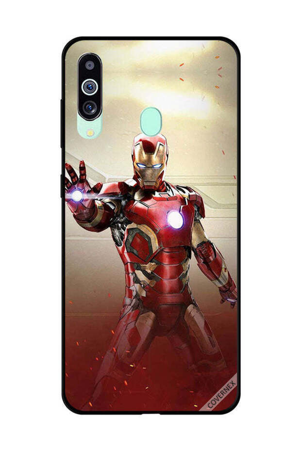 غطاء حماية لهاتف سامسونج جالاكسي M40 من Iron Man Defense
