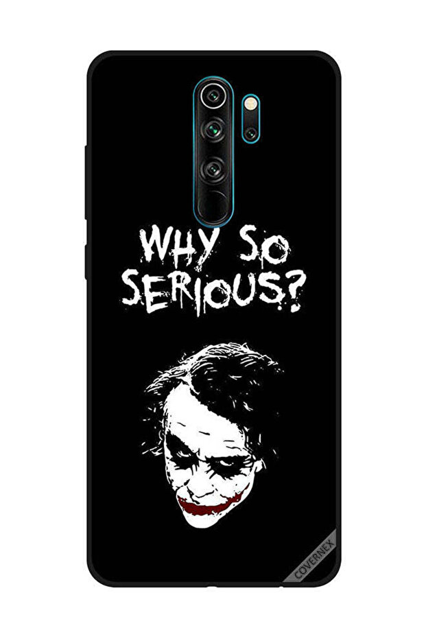 Protective Case Cover For Xiaomi Redmi Note 8 Pro Why So Serious B&w