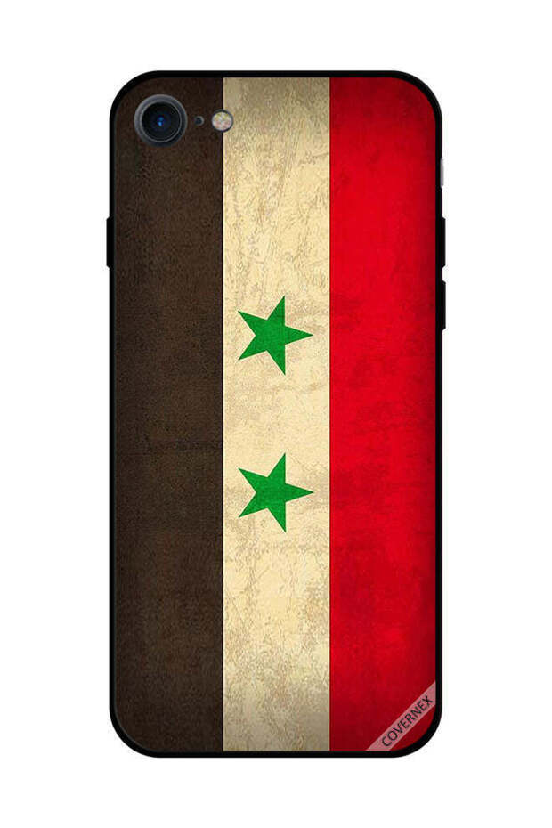 غطاء حماية لجهاز iPhone SE 2020 علم سوريا