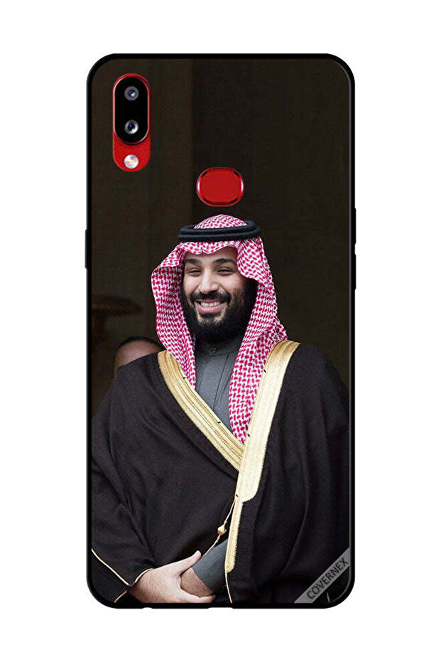 غطاء حماية لهاتف سامسونج جالكسي A10s محمد بن سلمان مبتسمًا