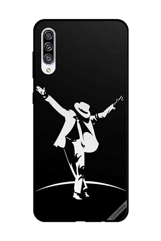غطاء حماية لهاتف سامسونج جالاكسي A30s أكشن أسود وأبيض