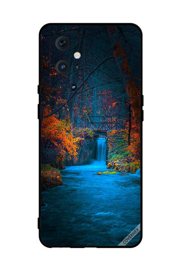 غطاء حماية لهاتف OnePlus 9 Pro - شلال أزرق