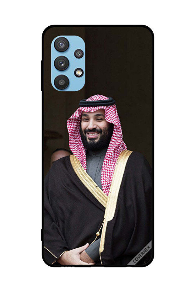 غطاء حماية لهاتف سامسونج جالاكسي M32 5G محمد بن سلمان مبتسمًا
