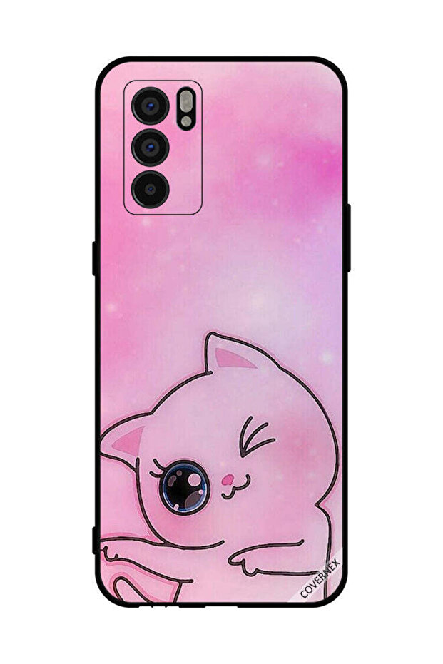 غطاء حماية لهاتف Oppo Reno6 5G Go This Way Kitten