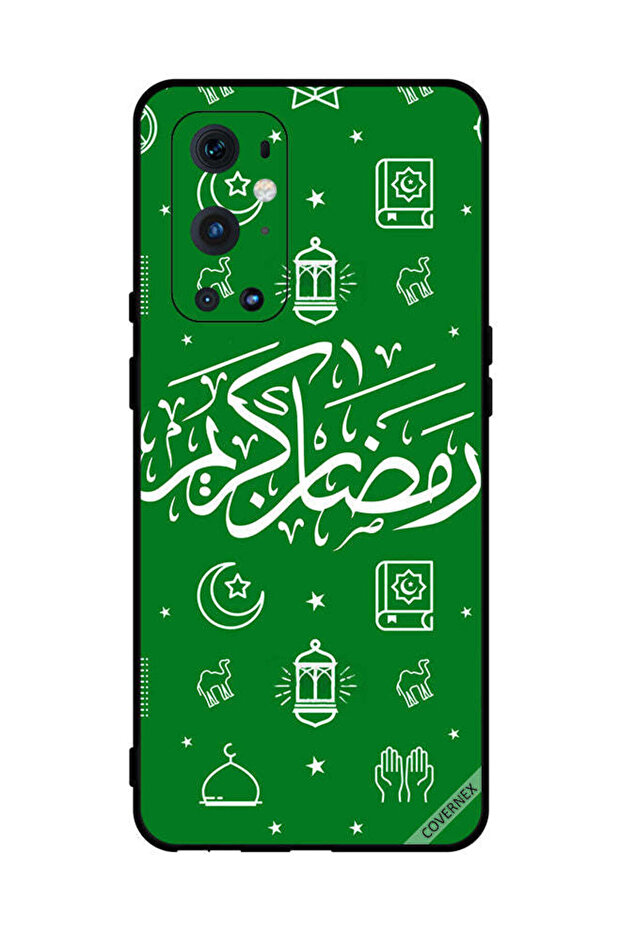 غطاء حماية لهاتف ون بلس 9 برو - رمضان كريم - أخضر