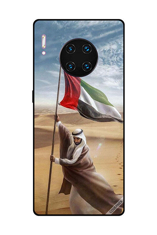 غطاء حماية لهاتف هواوي ميت 30 برو، علم الإمارات العربية المتحدة، زايد