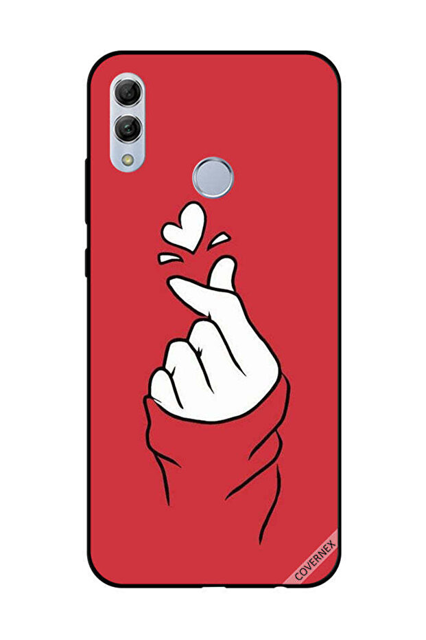 غطاء حماية لهاتف Honor 10 Lite Snap Love أحمر