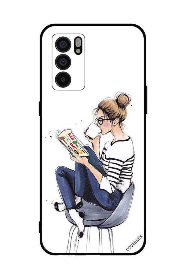 غطاء حماية لهاتف Oppo Reno6 5G جاهز للكتاب الفني