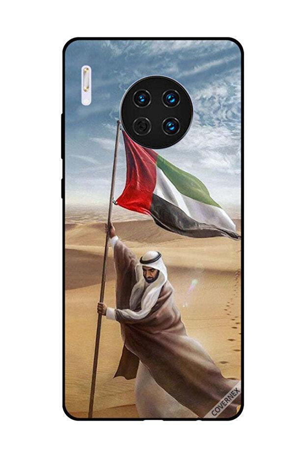 غطاء حماية لهاتف هواوي ميت 30 - علم الإمارات العربية المتحدة - زايد