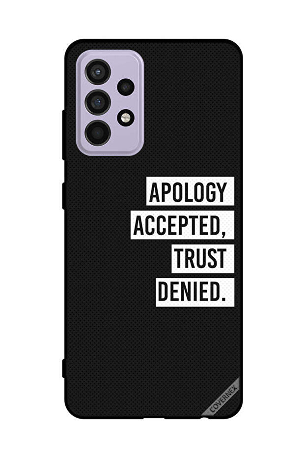غطاء حماية لهاتف سامسونج جالاكسي A52s 5G، اعتذار مقبول، ثقة معترف بها