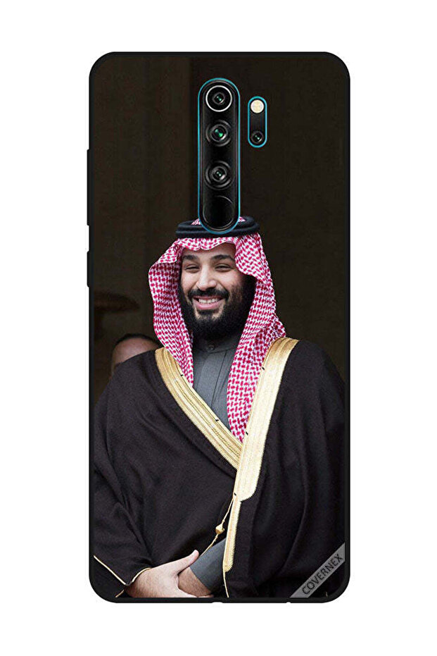 غطاء حماية لهاتف شاومي ريدمي نوت 8 برو محمد بن سلمان مبتسمًا