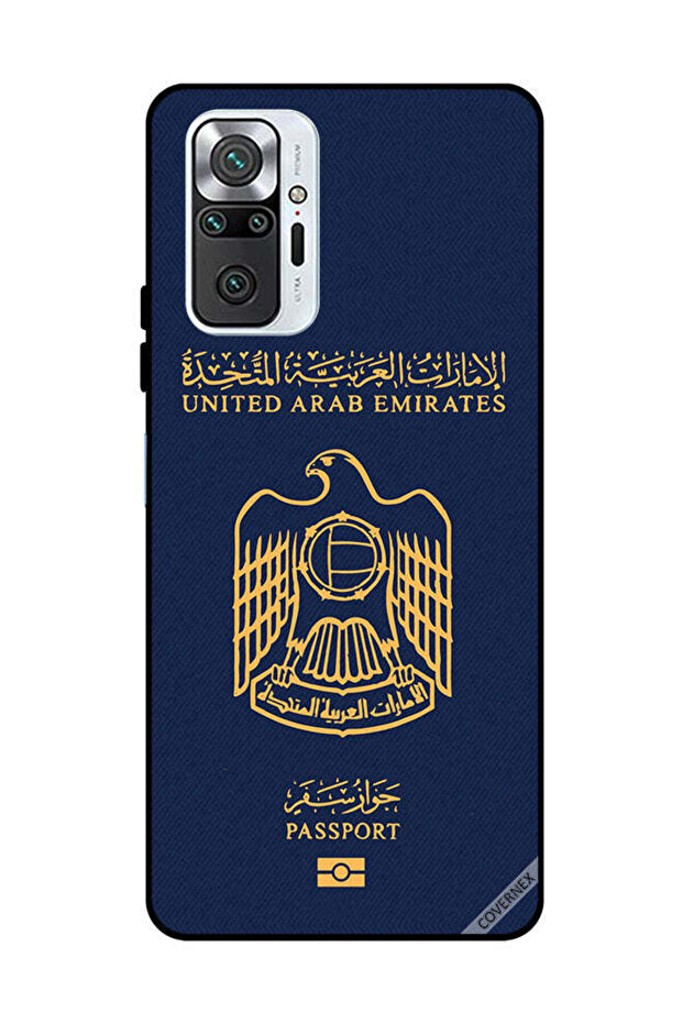 غطاء حماية لهاتف شاومي ريدمي نوت 10 برو 4G جواز سفر الإمارات 2