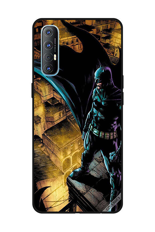 غطاء حماية لهاتف OPPO Reno 3 Pro باتمان جاهز للعب