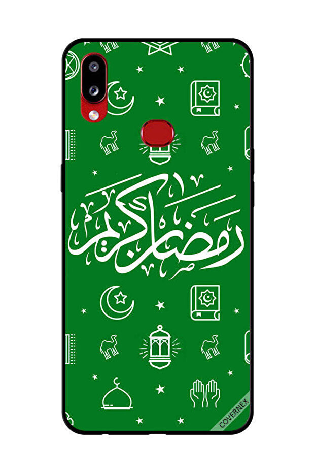 غطاء حماية لهاتف سامسونج جالاكسي A10s - رمضان كريم أخضر