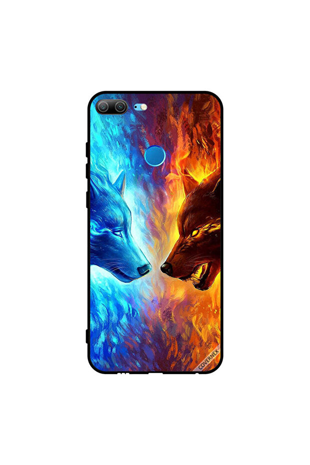 غطاء حماية لهاتف Honor 9 Lite - ذئب الماء والنار
