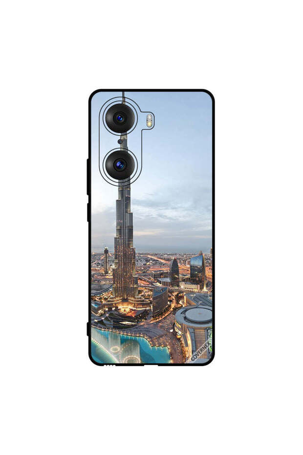 غطاء حماية لهاتف Honor 60 Pro، منظر جميل لوسط مدينة دبي