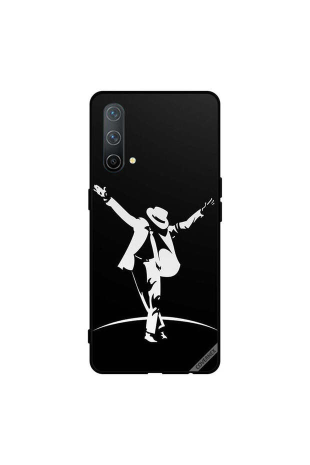 غطاء حماية لهاتف Oneplus Nord CE 5G Action باللونين الأبيض والأسود
