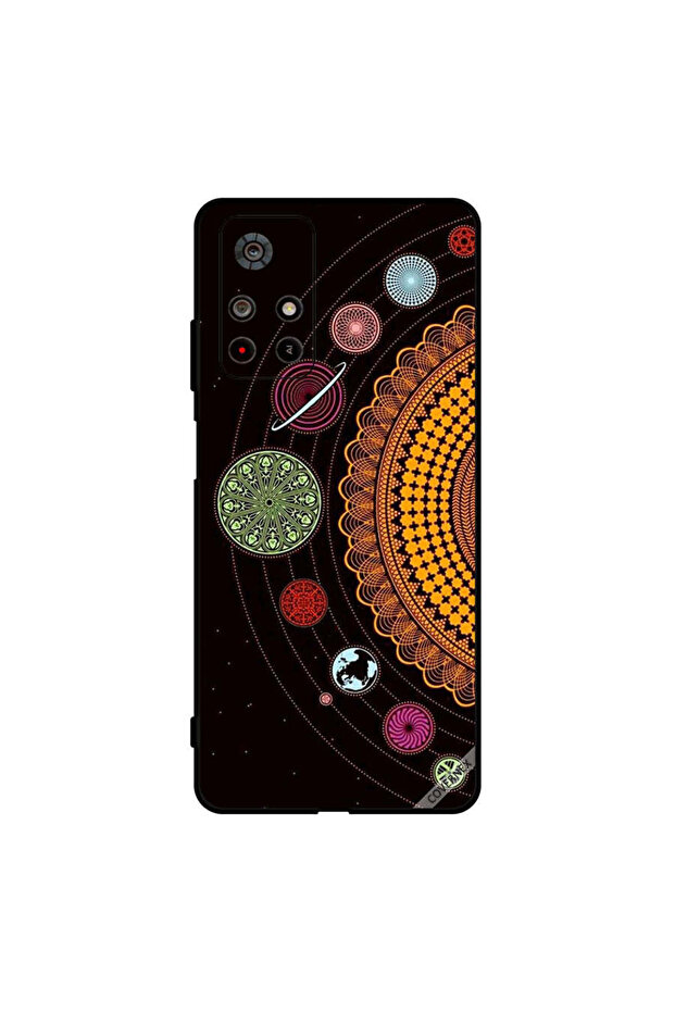 Protective Case Cover For Poco M4 Pro Mandala Space Shapes