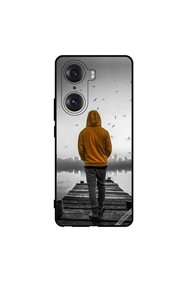 غطاء حماية لهاتف Honor 60 Pro - فتى حزين يمشي